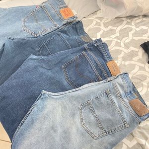 4 pair of jeans waist 40 x length 30 all of for $40 total
